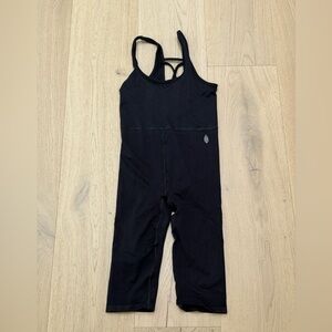 Free People Black Athletic Tank Jumpsuit/Onesie